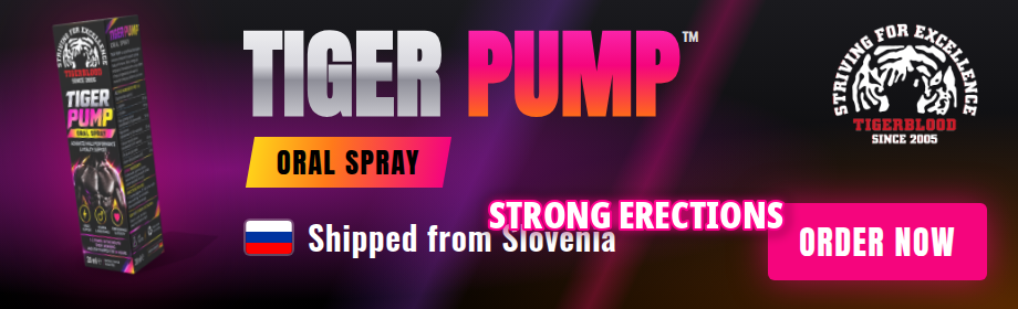Tiger Pump oral spray – shipped from Slovenia